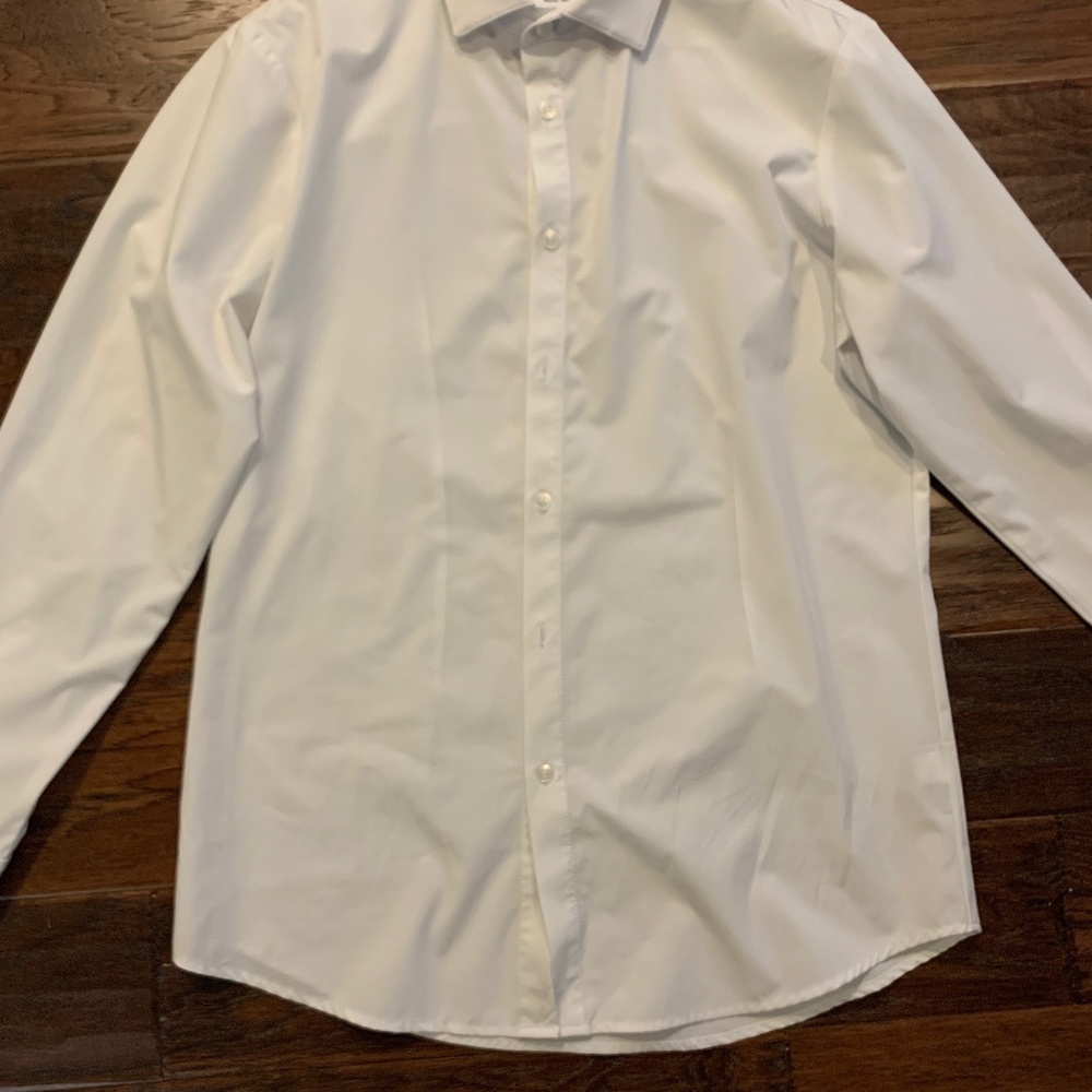 Mizzen and Main Manhattan Dress Shirt, Medium Trim